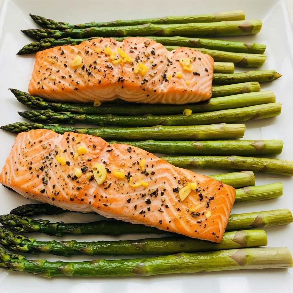 Sheet Pan Salmon and Asparagus