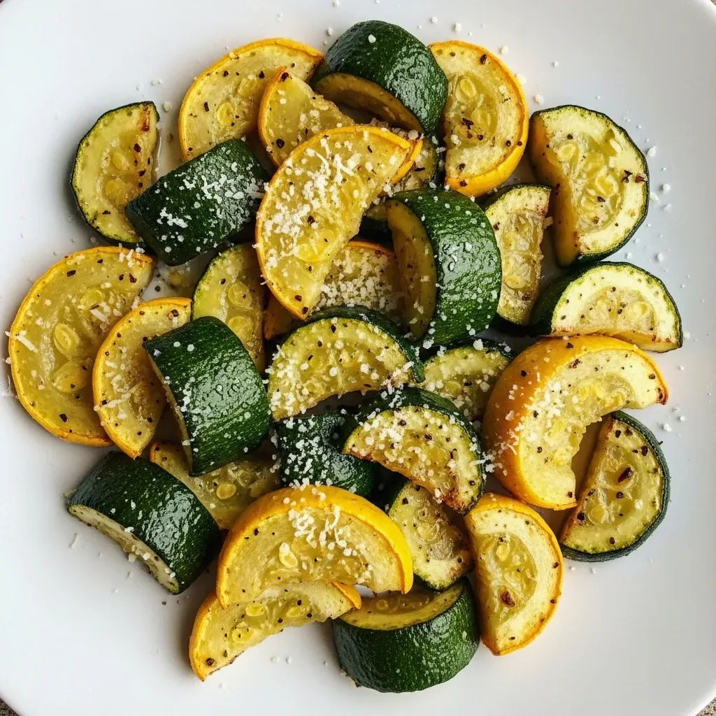 Roasted Zucchini and Yellow Squash