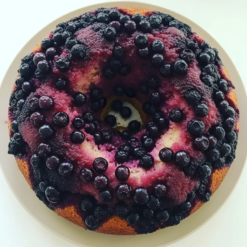 Blueberry Upside Down Cake