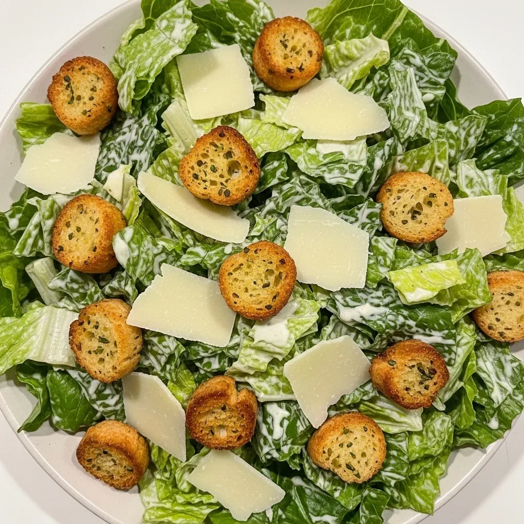 Caesar Salad with Homemade Croutons