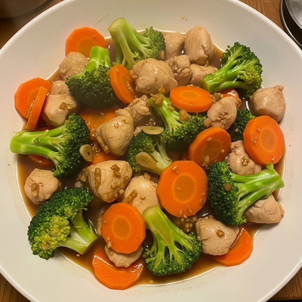 Chicken with Broccoli and Carrot Stir-Fry 5 Chicken with Broccoli and Carrot Stir-Fry