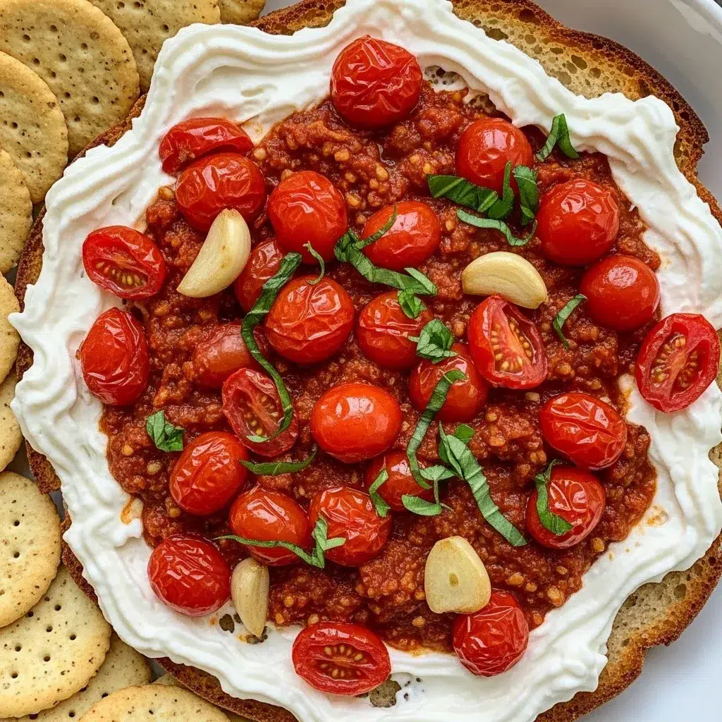 Whipped Feta Bruschetta Dip with Roasted Tomatoes 5 Whipped Feta Bruschetta Dip with Roasted Tomatoes