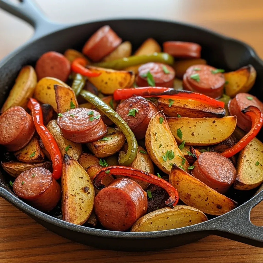 Kielbasa and Potatoes Skillet Meal