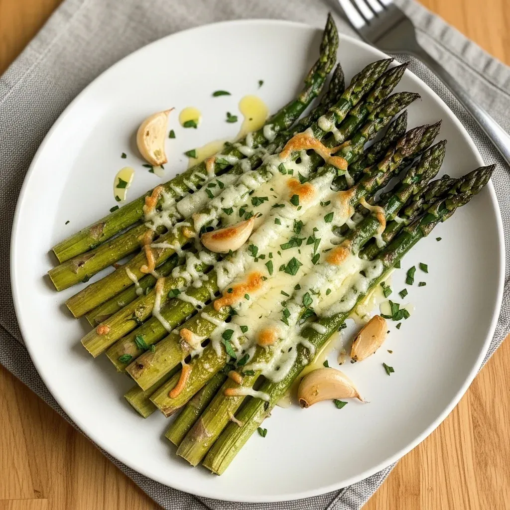 Garlic Parmesan Roasted Asparagus