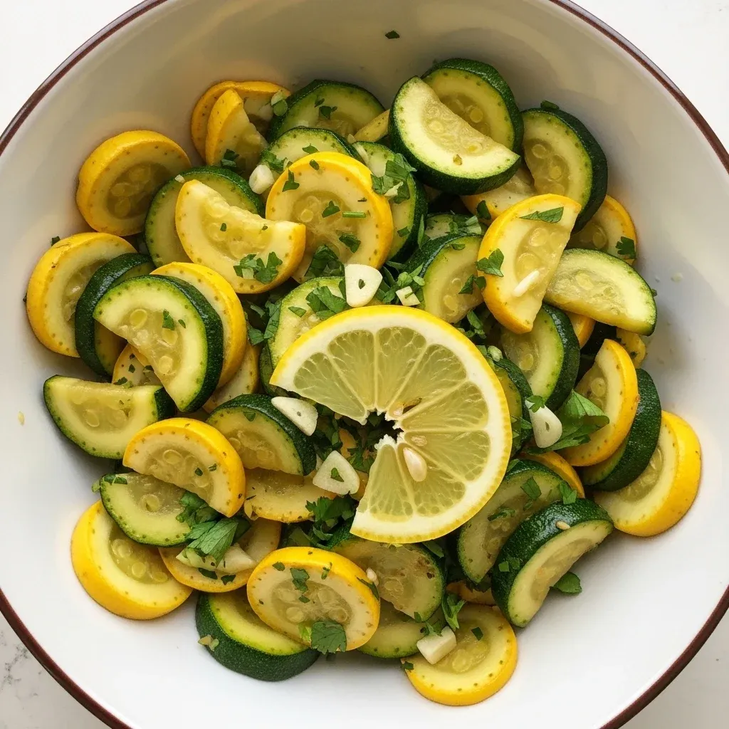 Lemon Garlic Sauteed Zucchini and Squash 5 Lemon Garlic Sauteed Zucchini and Squash
