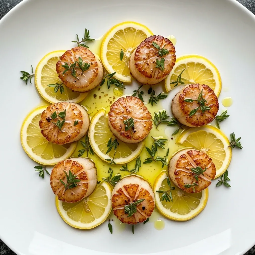 Lemon Herb Grilled Scallops 5 Lemon Herb Grilled Scallops