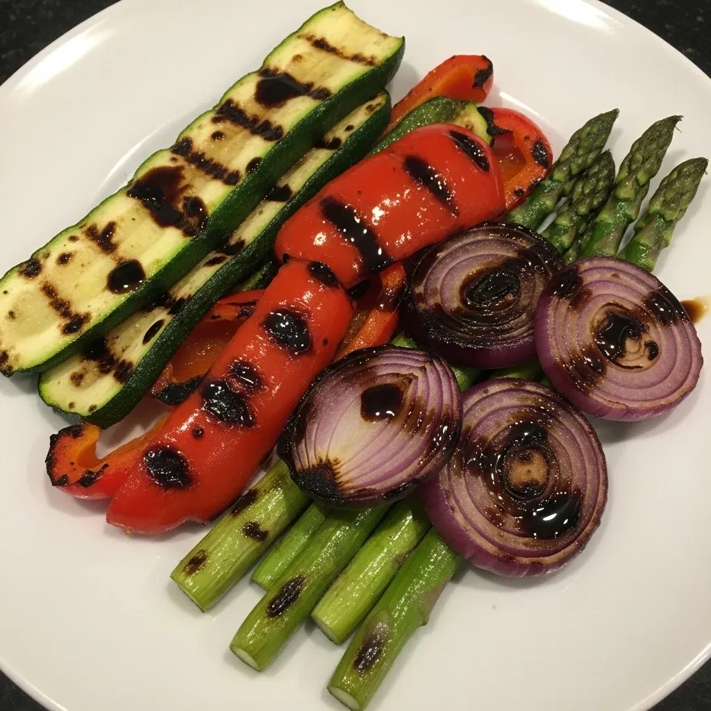 Balsamic Glazed Grilled Vegetables