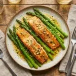 20-Minute Garlic Butter Salmon and Asparagus