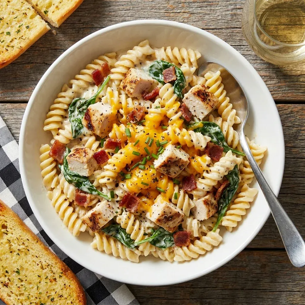 Chicken Bacon Ranch Pasta