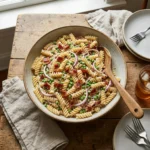Creamy Bacon & Pea Pasta Salad