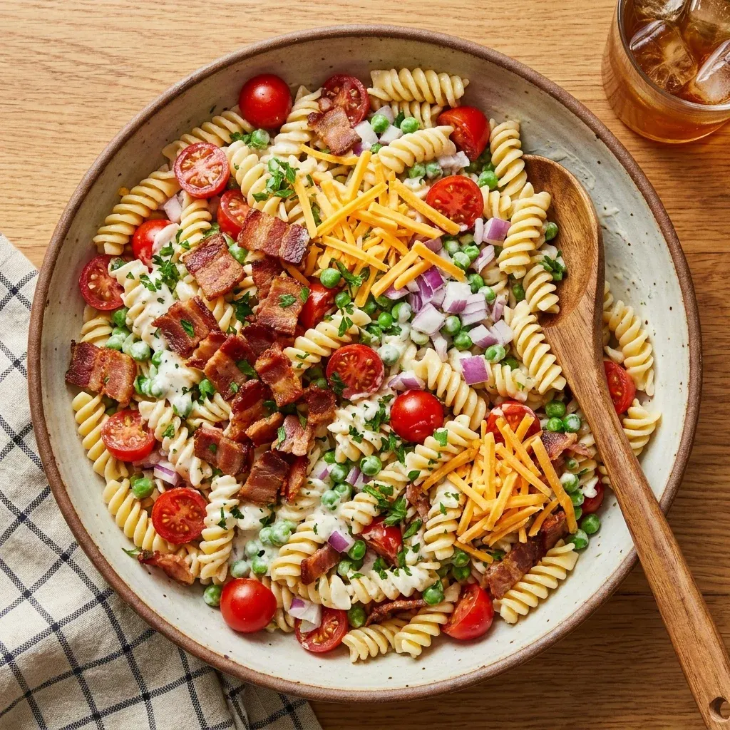 Bacon Ranch Pasta Salad
