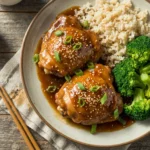 Slow Cooker Honey Garlic Chicken Thighs