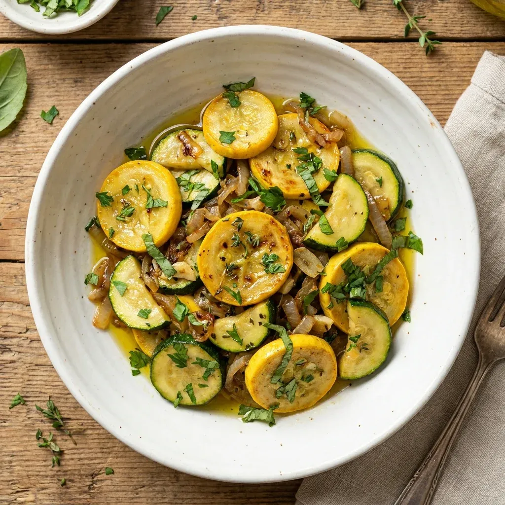 Simple Southern Yellow Squash and Zucchini