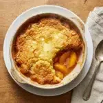 3-Ingredient Peach Cobbler with Cake Mix