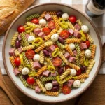 Classic Antipasto Pasta Salad with Salami