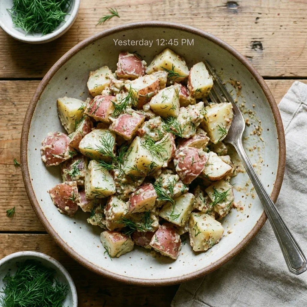 Red Potato Salad with Fresh Dill