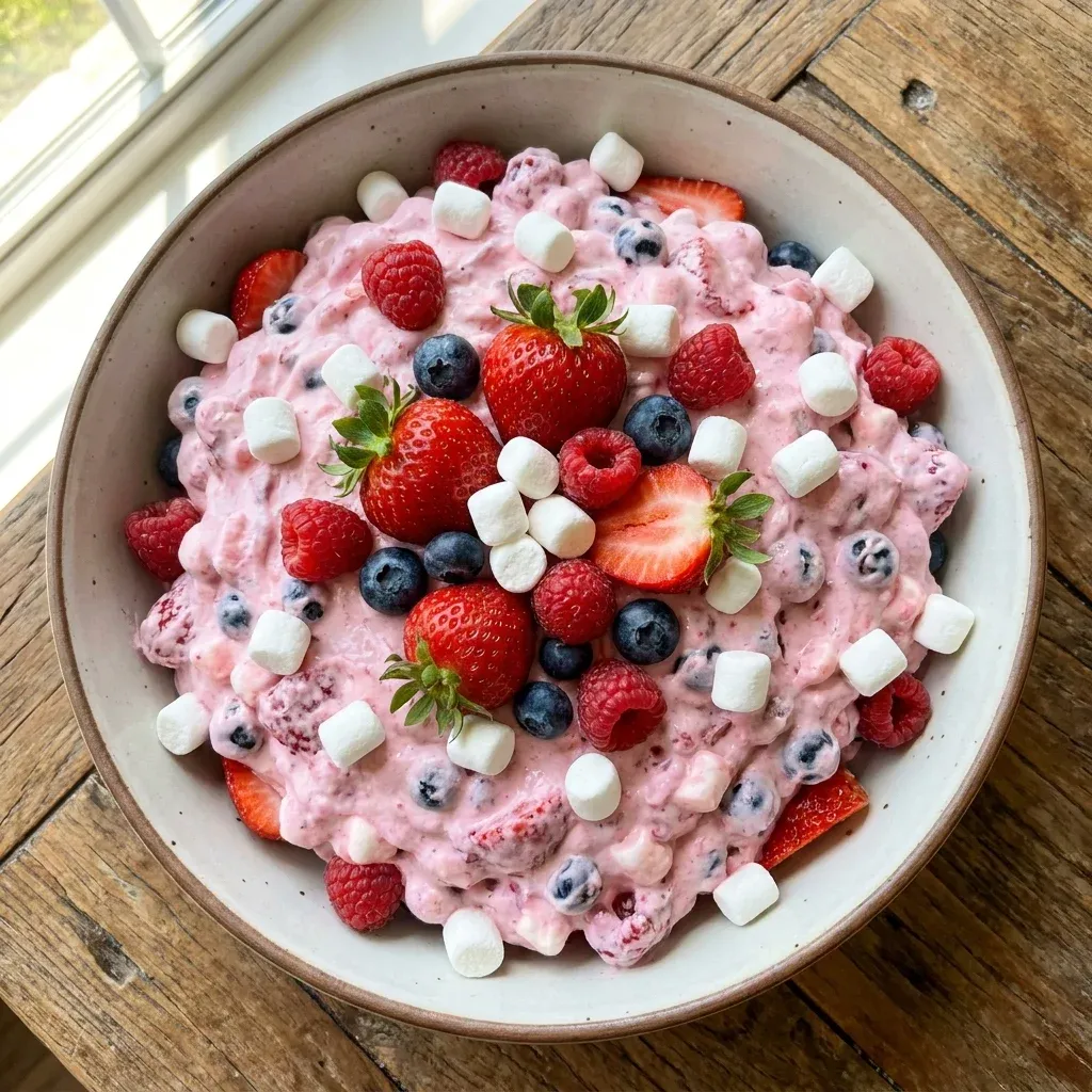 Summer Berry Fluff Salad