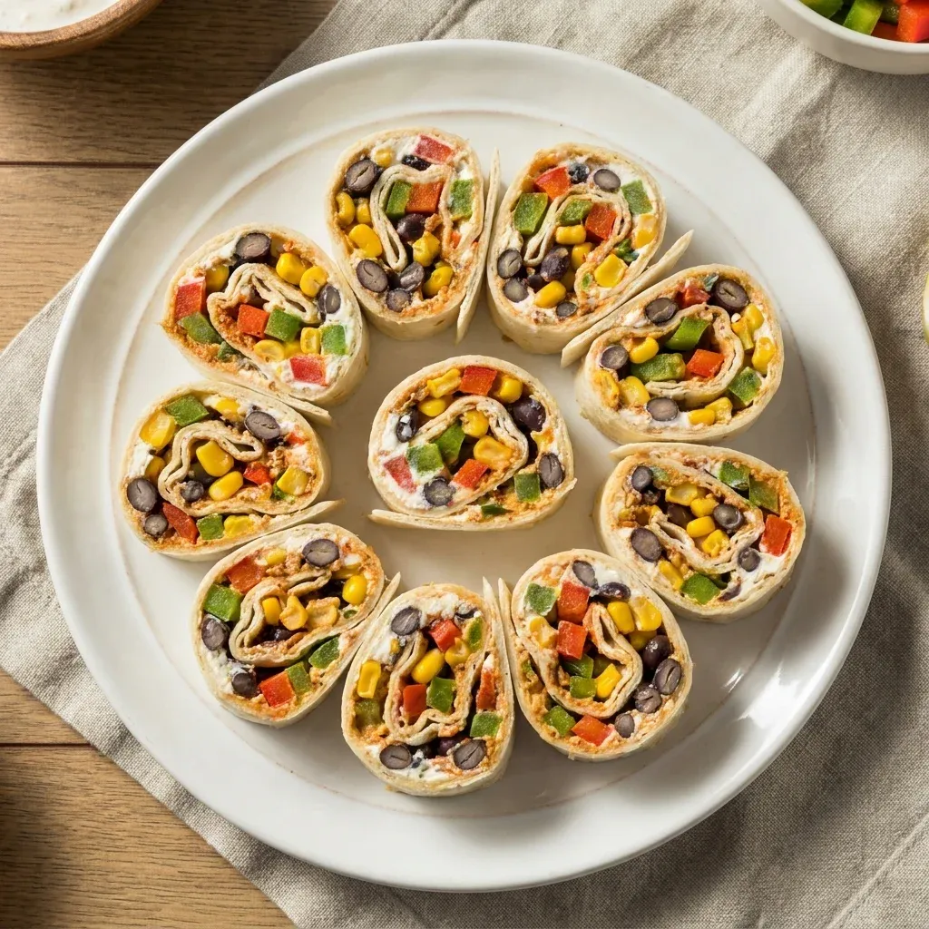 Taco Ranch Tortilla Pinwheels
