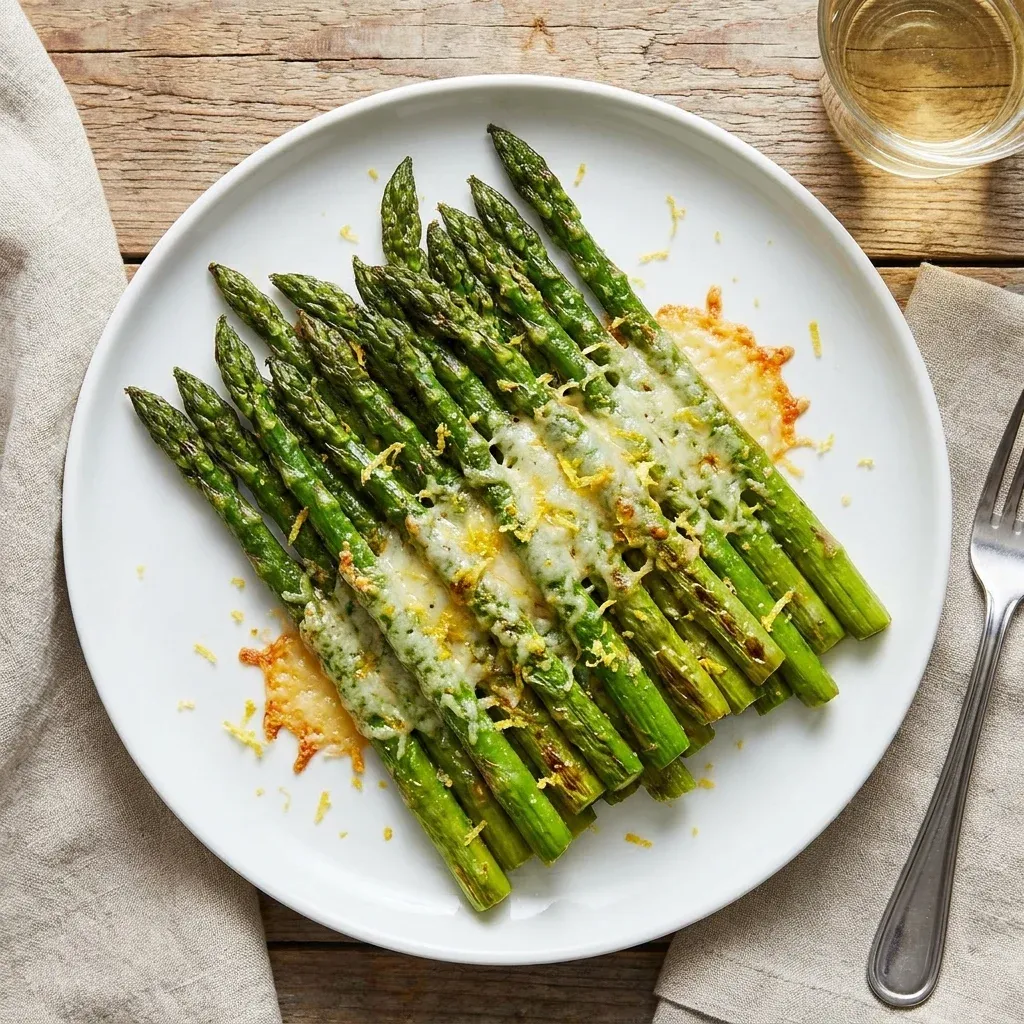 Pan Fried Asparagus with Parmesan
