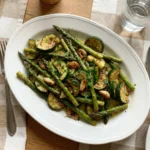Garlic Butter Asparagus and Zucchini