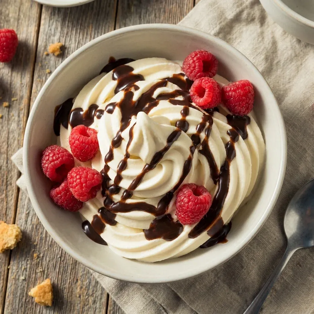 No-Churn Vanilla Soft Serve Ice Cream