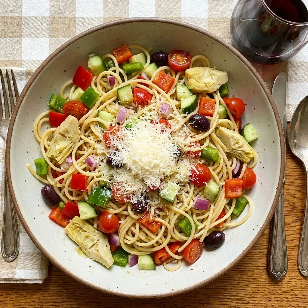 Zesty California Spaghetti Salad