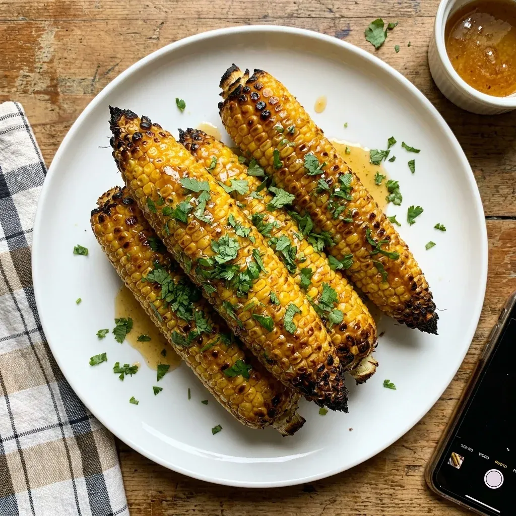 Honey Butter Grilled Corn