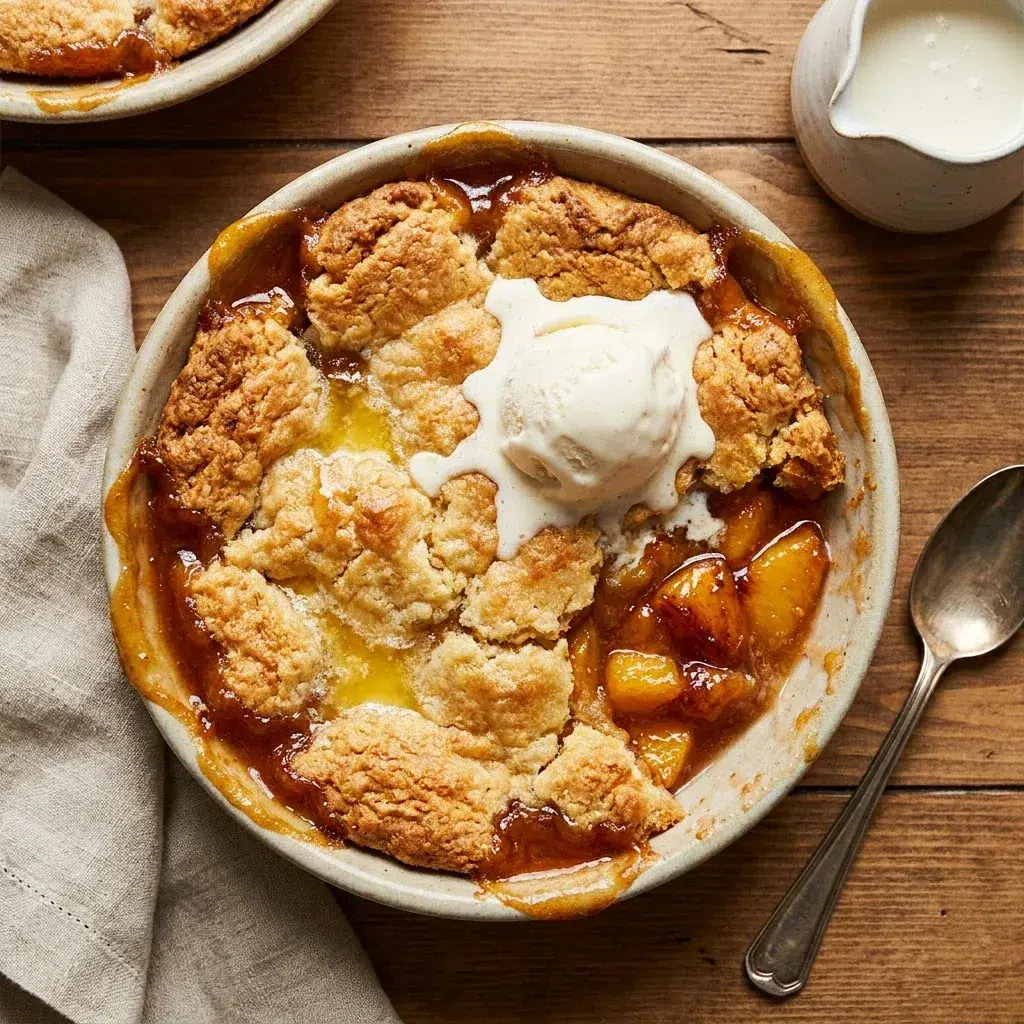 Old-Fashioned Southern Peach Cobbler
