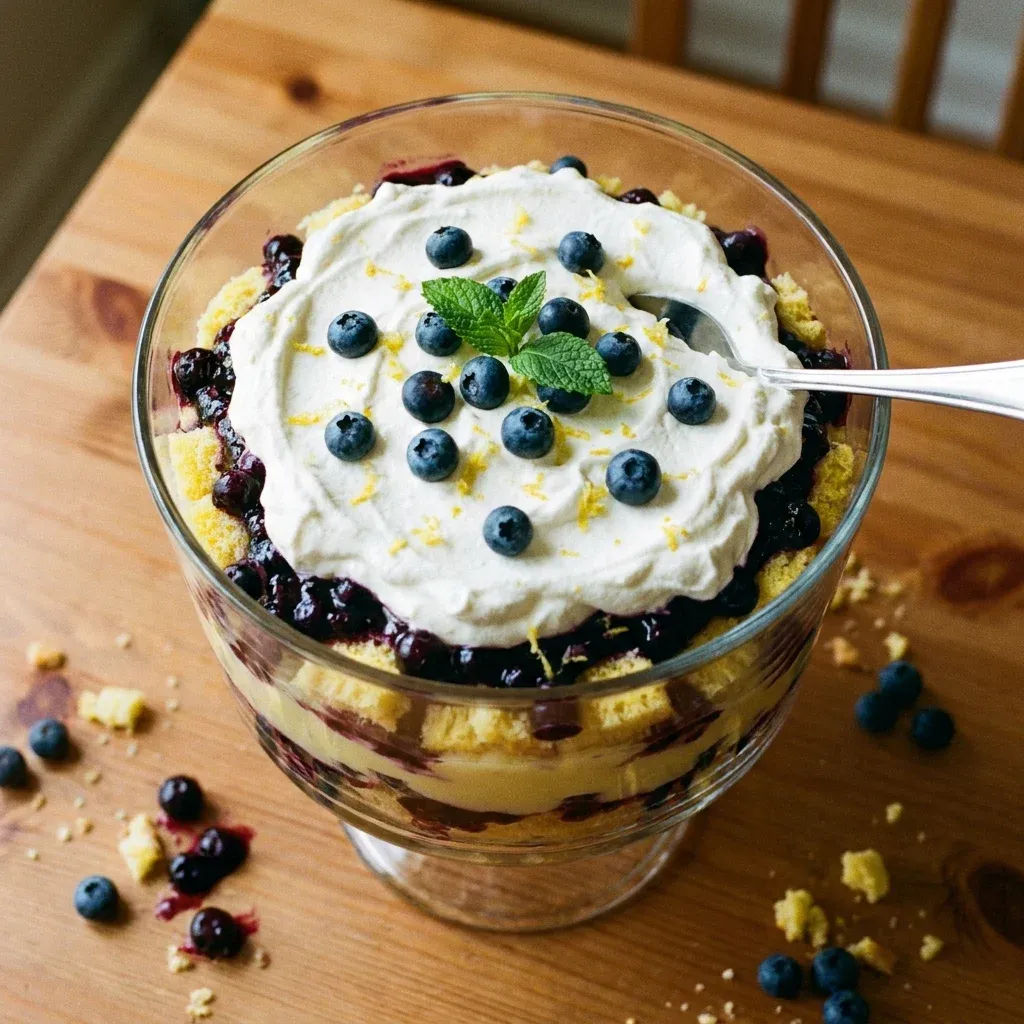 Mixed Berry Summer Trifle with Custard 5 Mixed Berry Summer Trifle with Custard