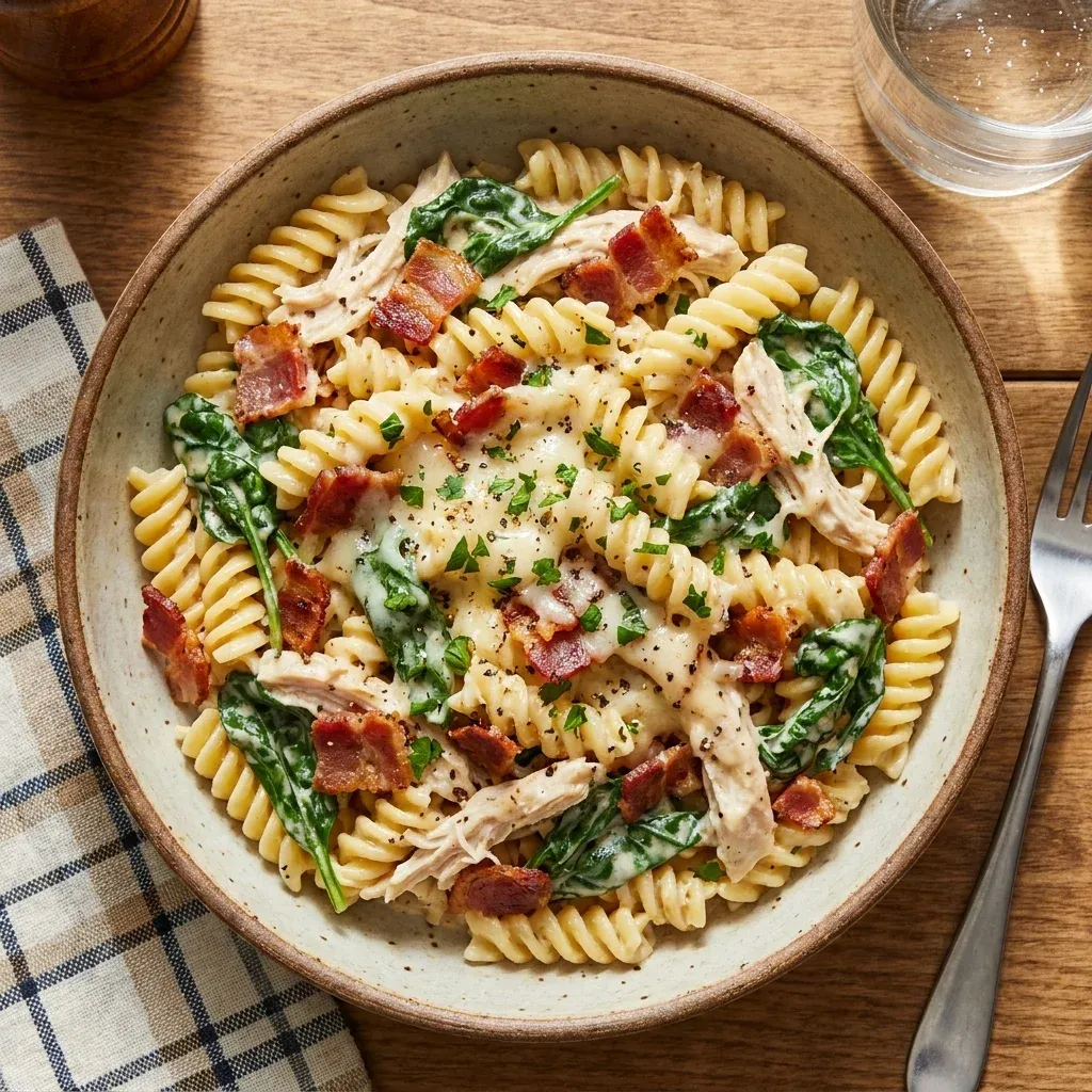 Chicken Bacon Ranch Pasta