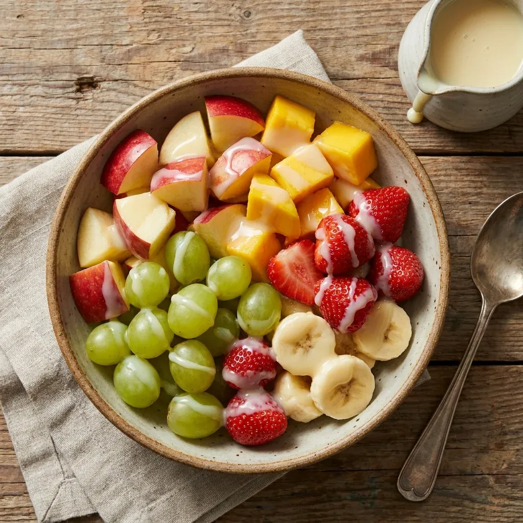 Classic Fruit Mix with Condensed Milk