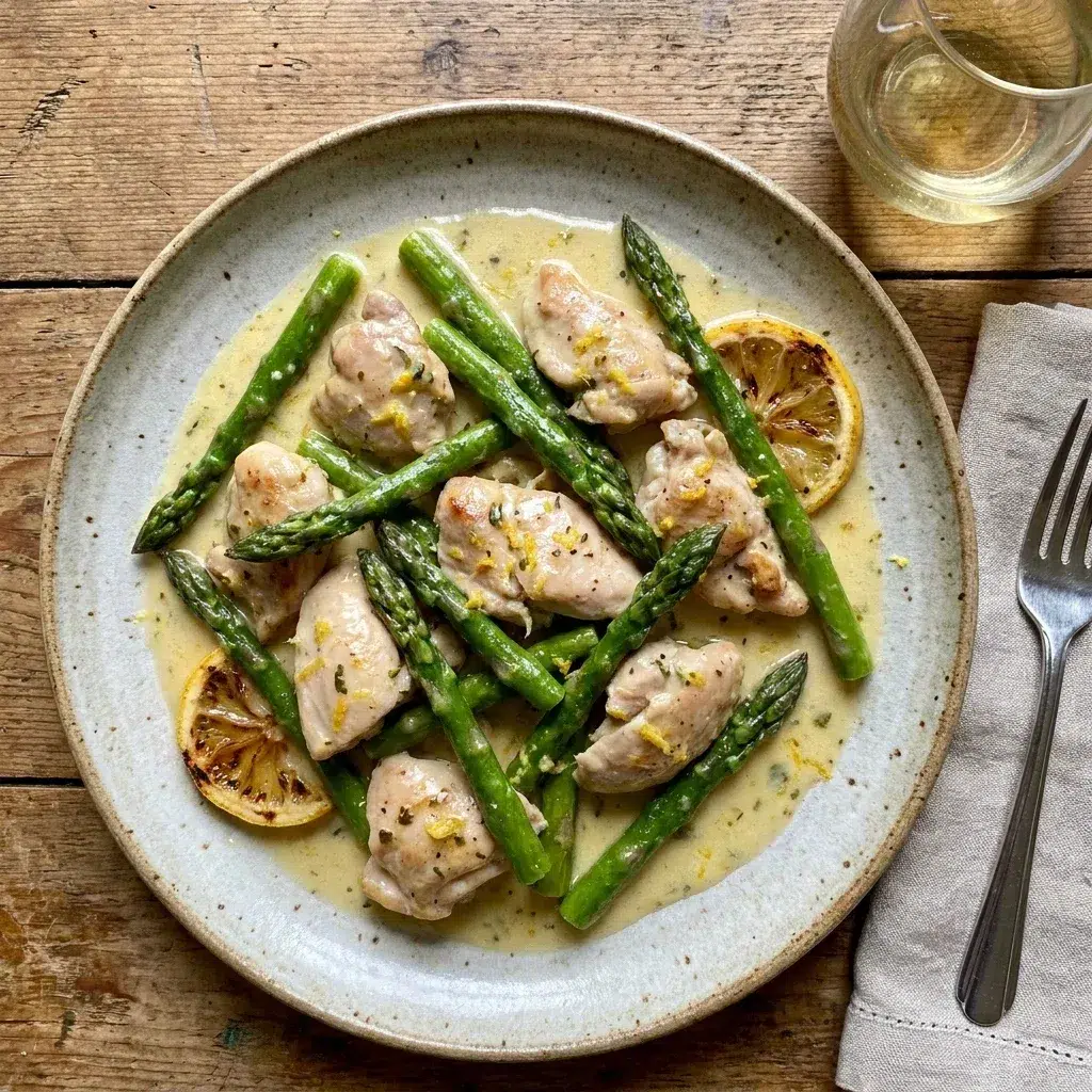 Creamy Lemon Chicken and Asparagus 5 Creamy Lemon Chicken and Asparagus