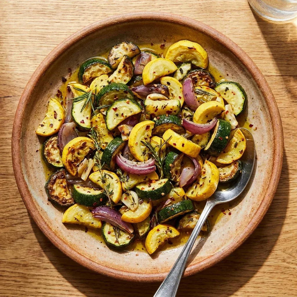 Oven Roasted Zucchini and Squash 5 Oven Roasted Zucchini and Squash