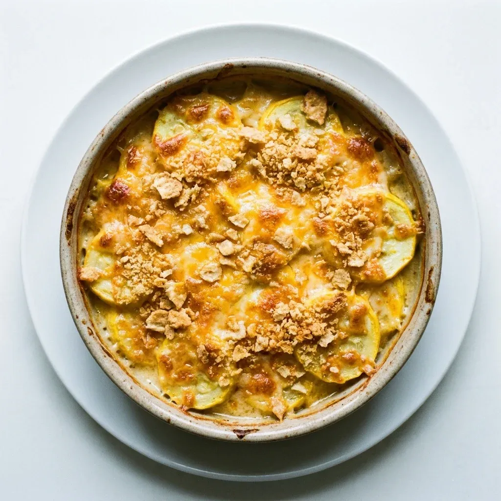 Cheesy Summer Squash Casserole 5 Cheesy Summer Squash Casserole
