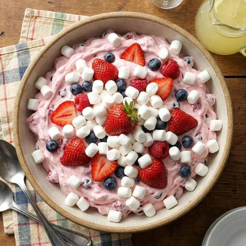 Summer Berry Fluff Salad