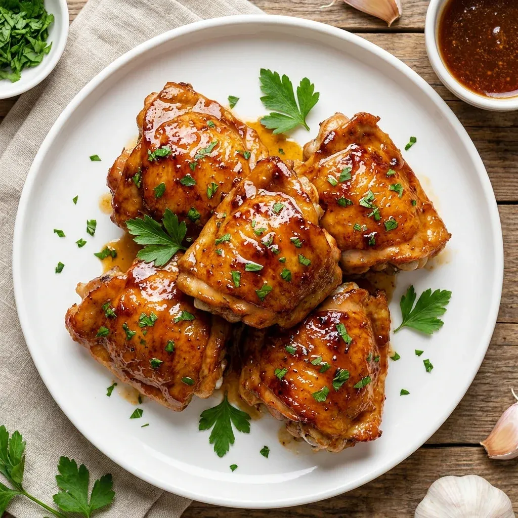 Honey Garlic Chicken Thigh Fillets