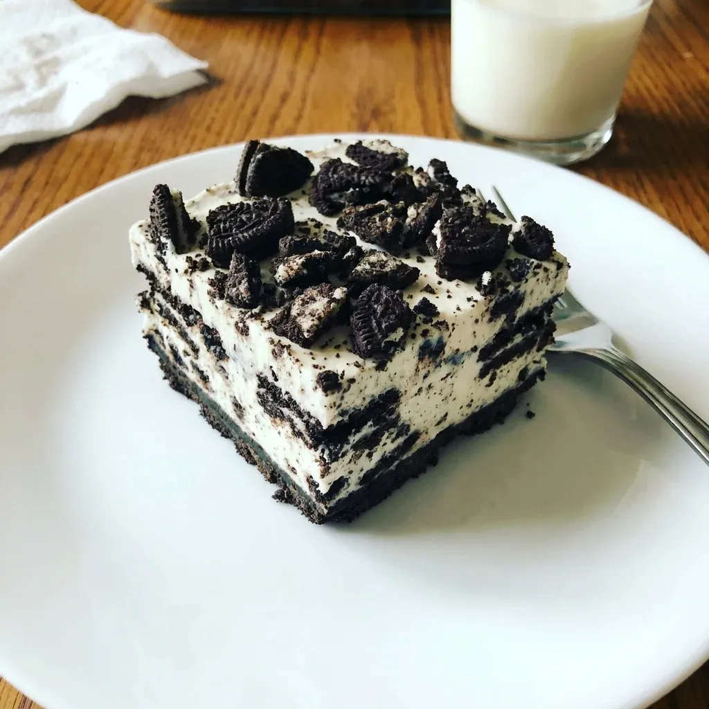 No-Bake Oreo Cookies and Cream Dessert 5 No-Bake Oreo Cookies and Cream Dessert