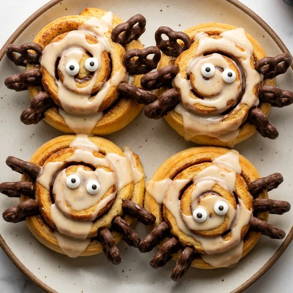 Creepy Crawly Cinnamon Rolls