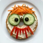 Easy Monster Bagels for Kids