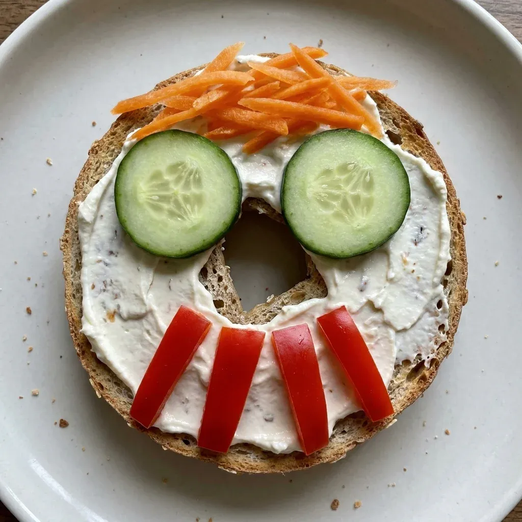 Easy Monster Bagels for Kids 5 Easy Monster Bagels for Kids