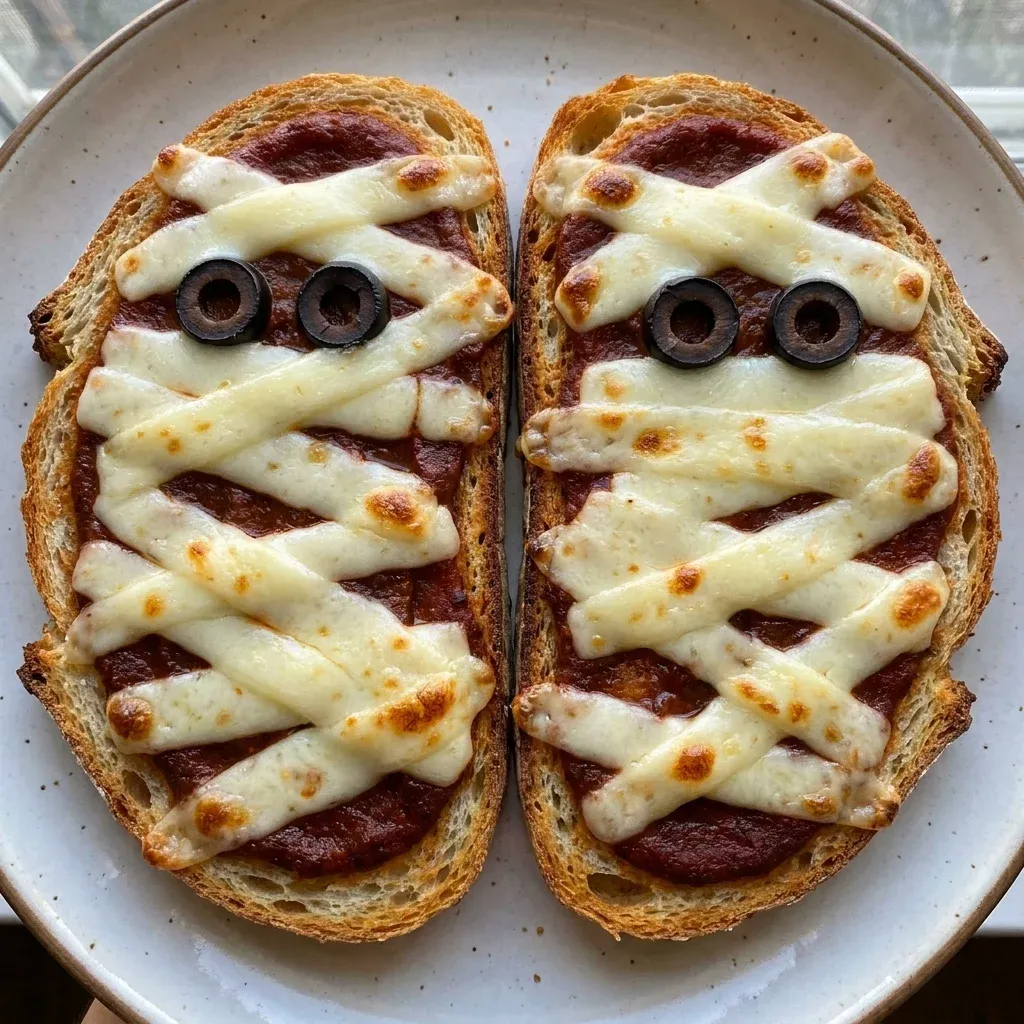 Easy Spooky Mummy Toast Recipe