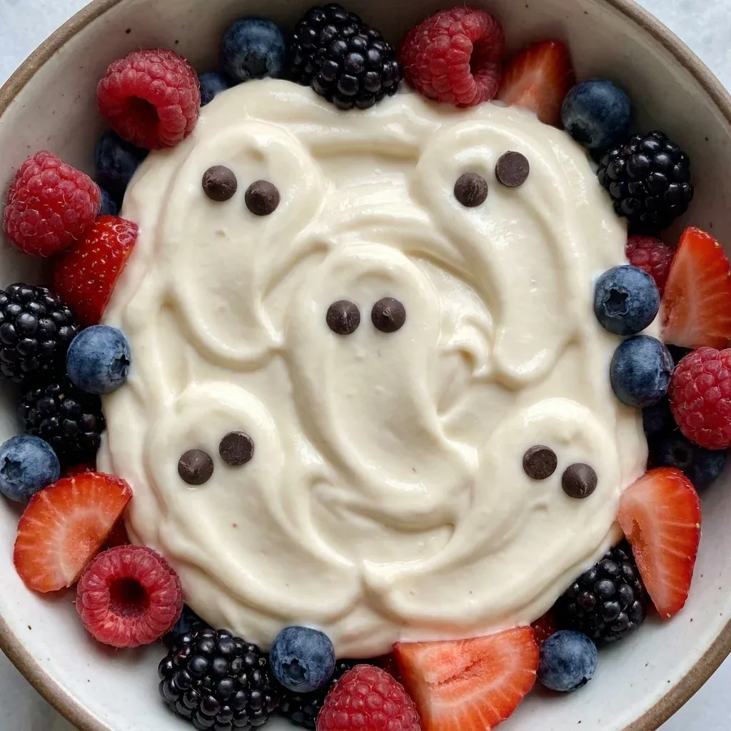 Ghostly Halloween Yogurt 5 Ghostly Halloween Yogurt