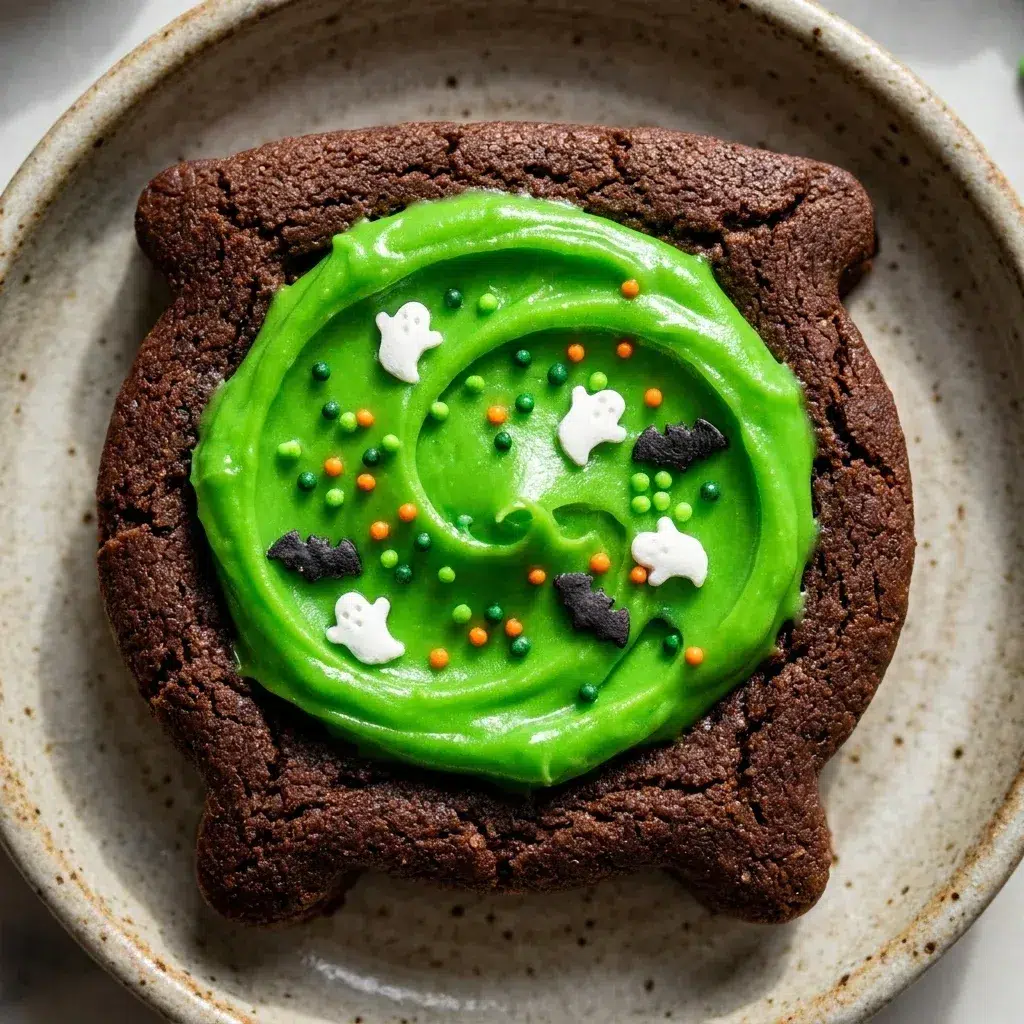 Halloween Cauldron Cookie