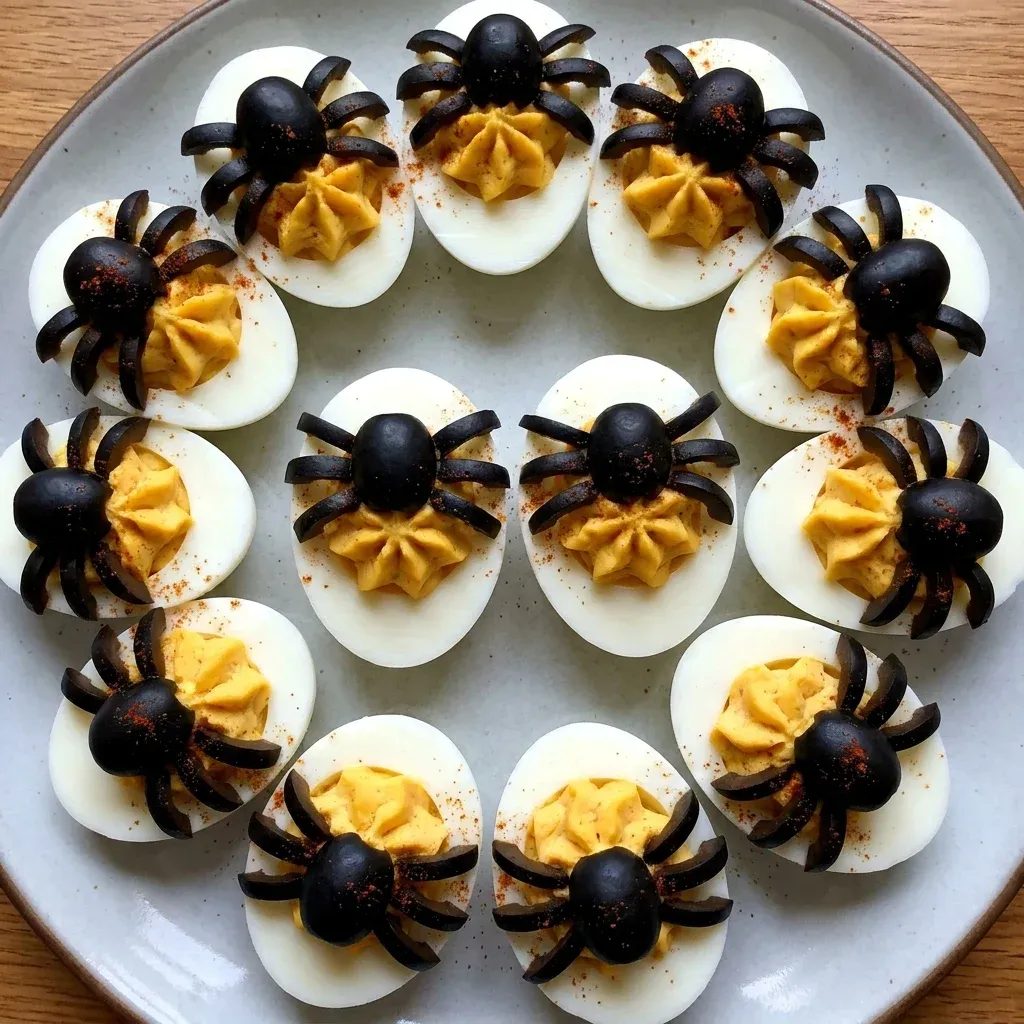 Halloween Deviled Eggs