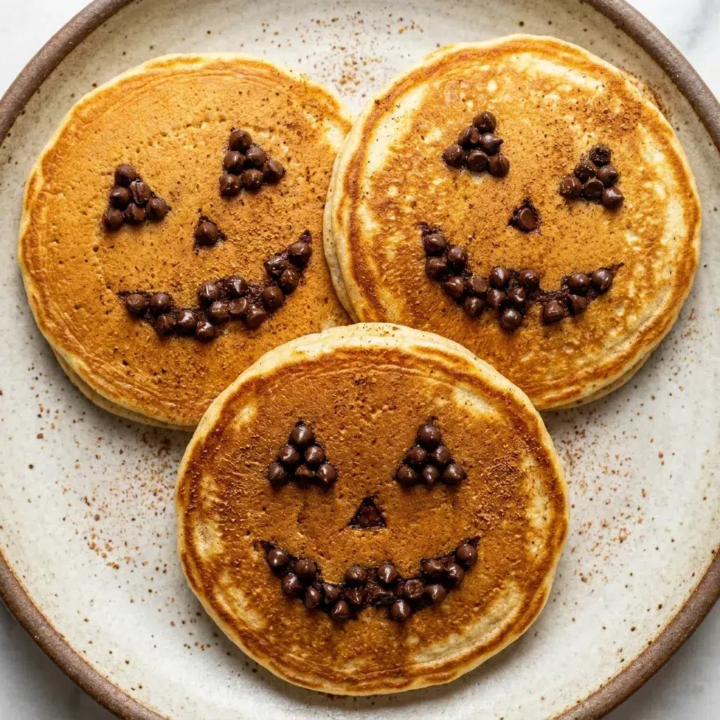 Jack-O’-Lantern Pancakes 5 Jack-O’-Lantern Pancakes