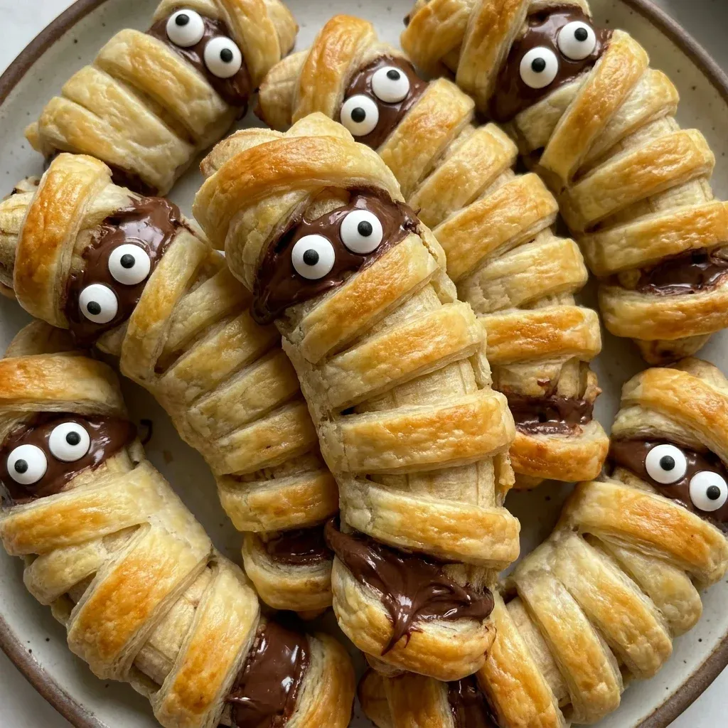 Nutella Banana Mummy Rolls 5 Nutella Banana Mummy Rolls