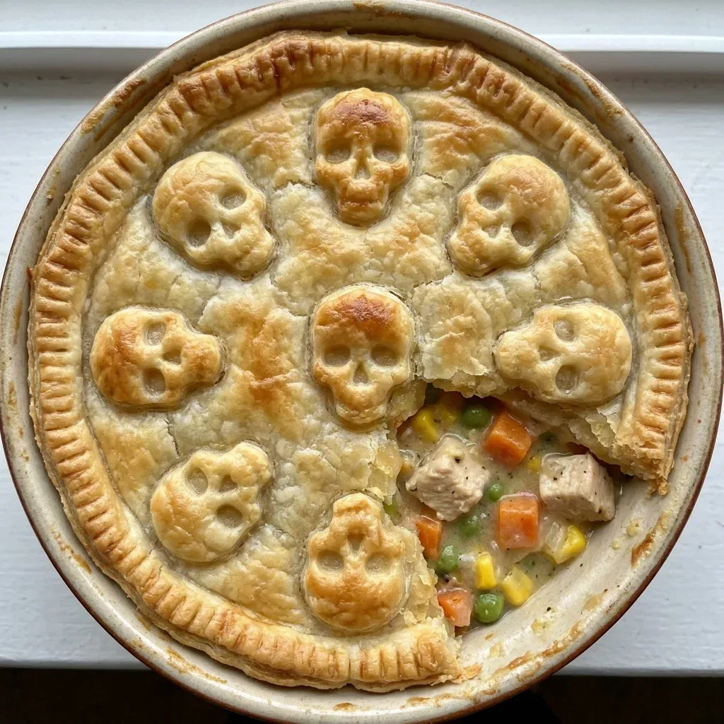 Skull Chicken Pot Pies