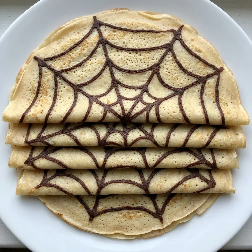 Spiderweb Crepes Treat